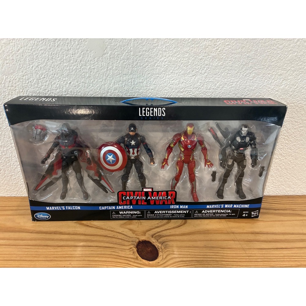 Marvel Legends Captain America Civil War 4-Pack Disney Store Exclusive B8705
